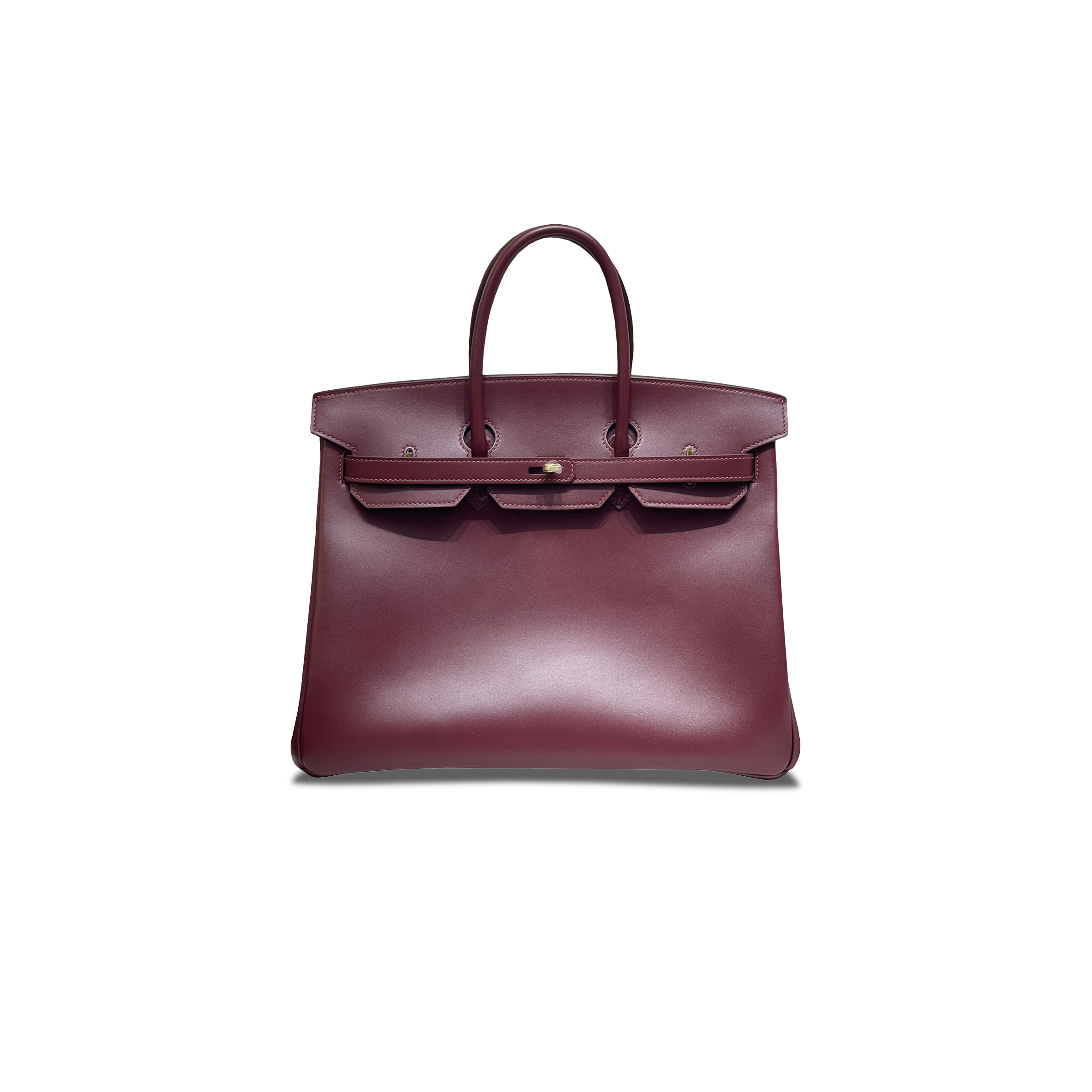 HERMÈS MASTER BIRKIN 35 WINE RED BOX BAG BK30K1EPGP (35*25*18cm)